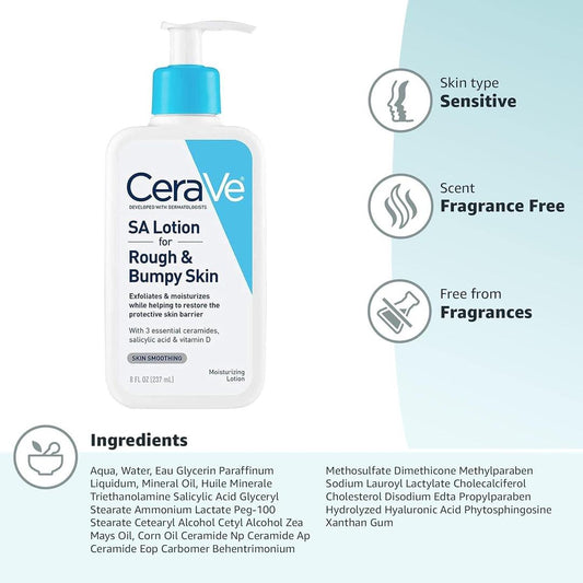 Cerave SA Lotion For Rough And Bumpy Skin For Making It More Hydrated – 237ml